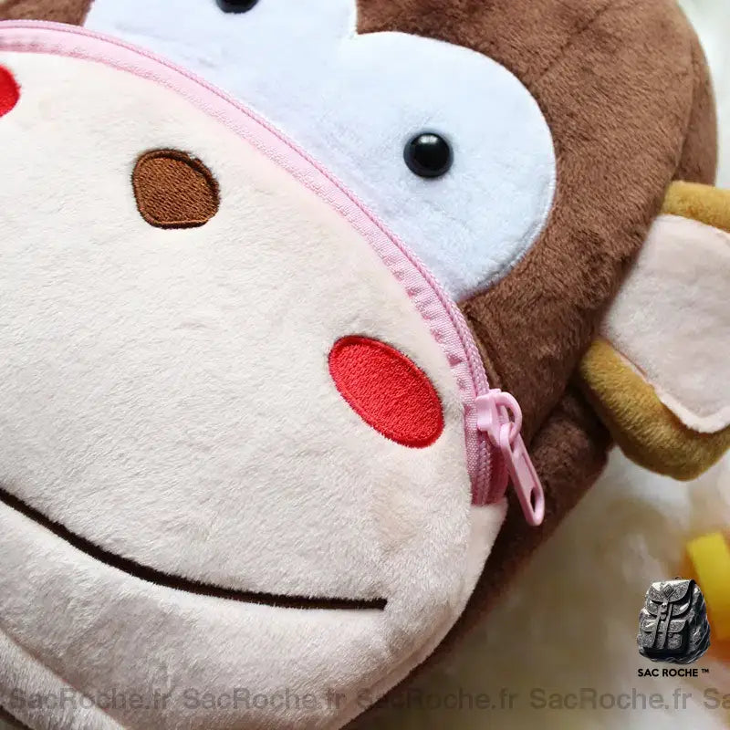 Sac À Dos Enfant Singe Peluche