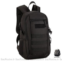 Sac à dos enfant tactique 12L - modèle Noir - Sac Roche ™