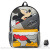Sac À Dos Enfant Toile Imprimé Mickey Noir Sacs Dos Scolaire