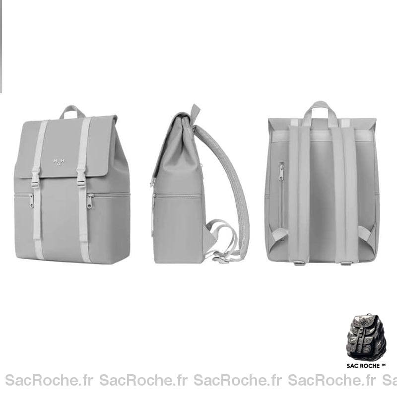 Sac À Dos Ergonomique Gris Étanche