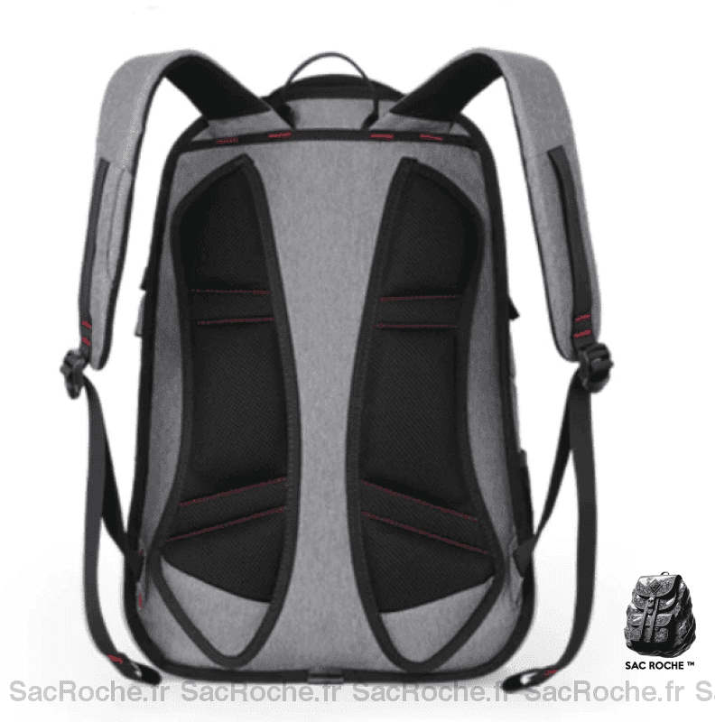 Sac À Dos Ergonomique Gris Foncé