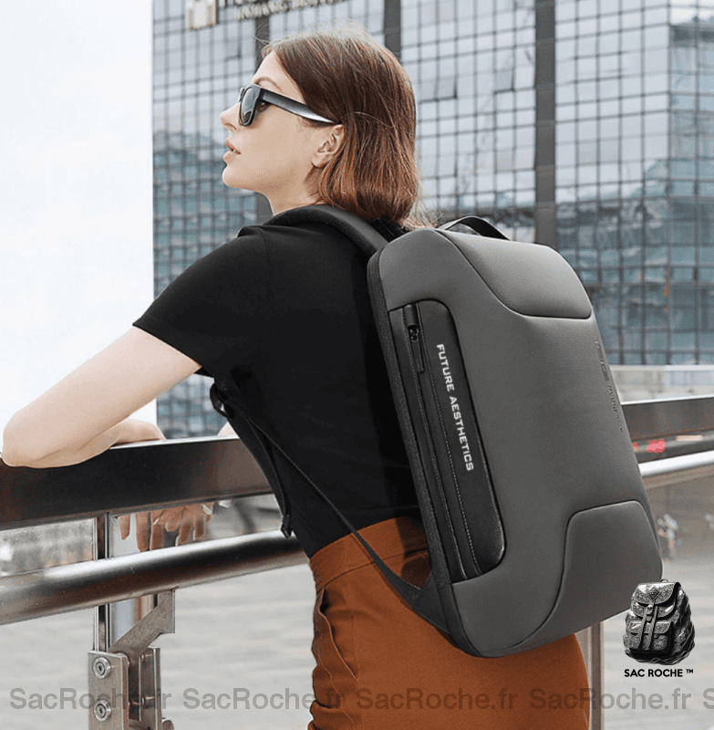 Sac À Dos Ergonomique Gris Luxe