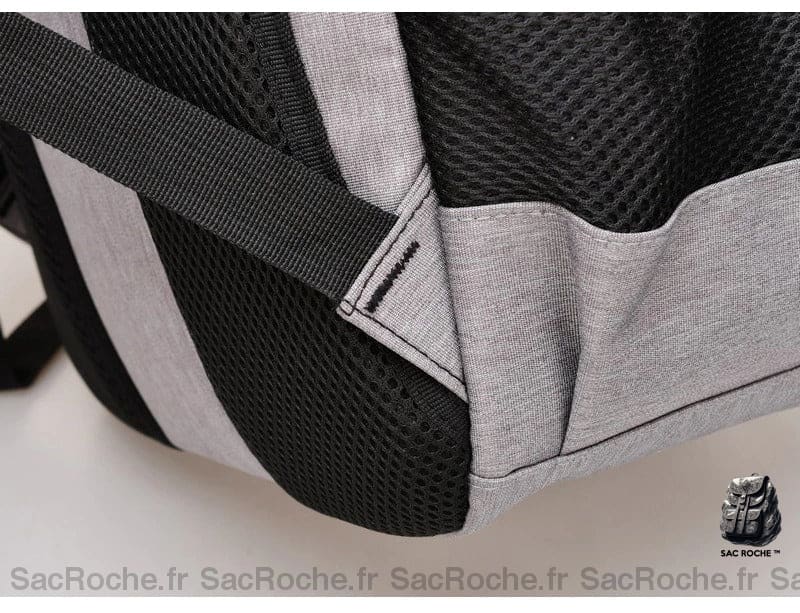 Sac À Dos Ergonomique Gris Spacieux