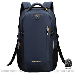 Acheter Sac à Dos Ergonomique Noir/Bleu Multipoches - Sac Roche ™