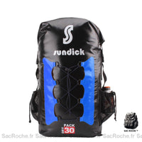 Sac à dos étanche camping plein air - modèle Bleu - Sac Roche ™