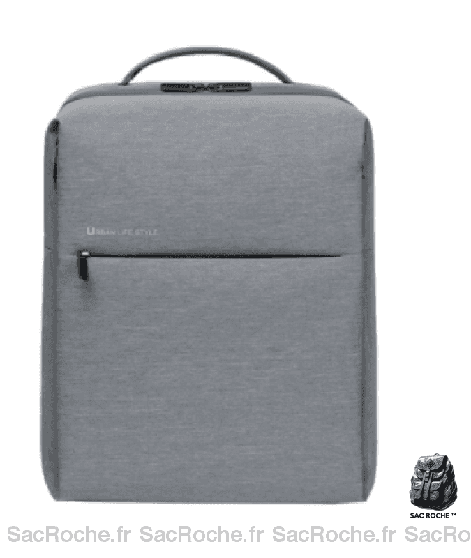 Sac à dos ordinateur élégant et étanche - Gris - Sac à dos Mi City (Gris foncé) Sac à dos pour ordinateur portable