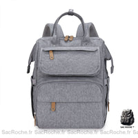 Sac à dos étanche multi-usage pour maman - modèle Gris - Sac Roche ™