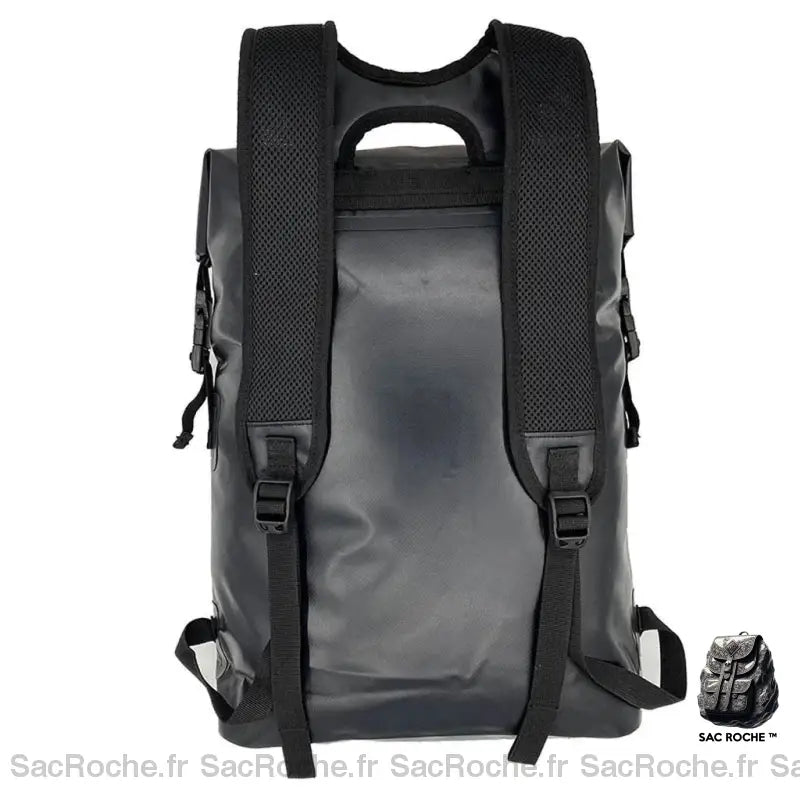 Sac À Dos Étanche Noir 25L Sac Imperméable