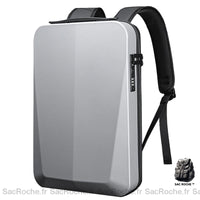 Sac à dos étanche pour ordinateur 15 pouces - modèle Gris clair - Sac Roche ™