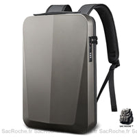 Sac à dos étanche pour ordinateur 15 pouces - modèle Gris foncé - Sac Roche ™