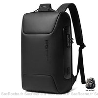 Sac à dos étanche résistant moderne. - modèle Noir - Sac Roche ™