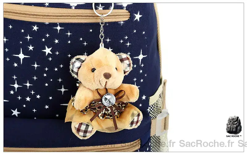 Sac À Dos Étoile Avec Porte-Clés Femme