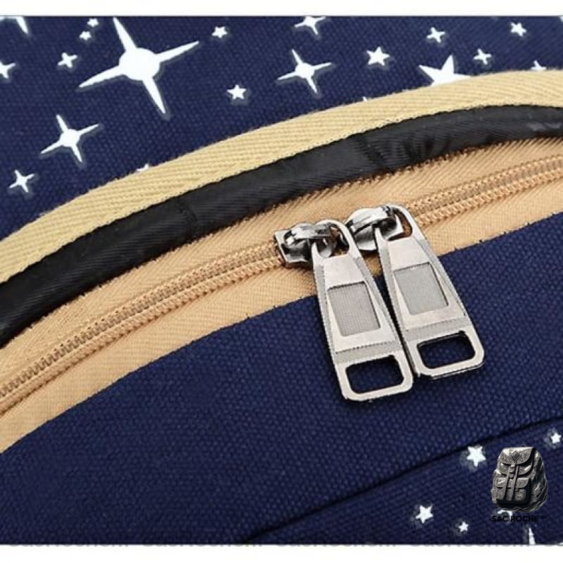 Sac À Dos Étoiles Avec Pendentif Ours Femme