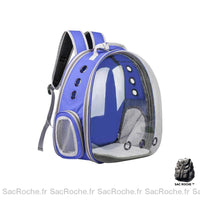 Sac à dos extensible pour voyager avec animaux - modèle Bleu - Sac Roche ™