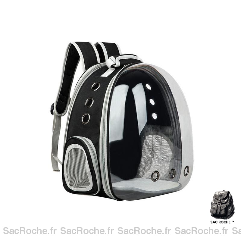 Sac à dos voyage extensible pour animaux - Noir - Chien Chat