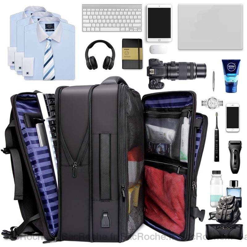 Sac À Dos Extensible Waterproof Usb Sac Ordinateur