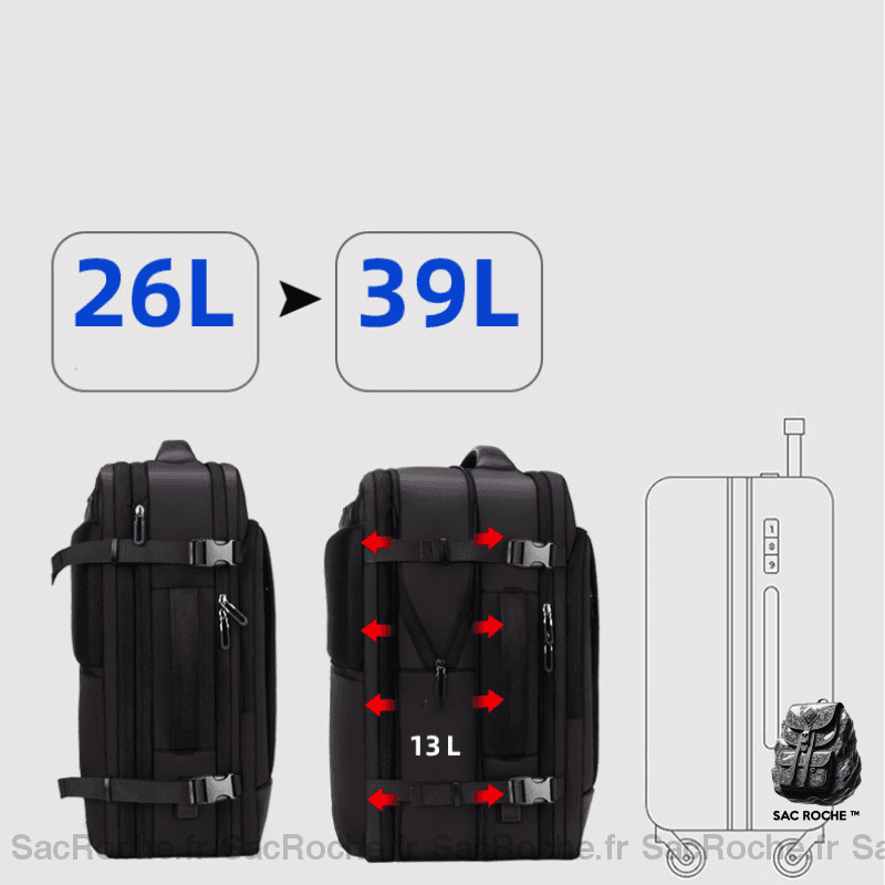 Sac À Dos Extensible Waterproof Usb Sac Ordinateur