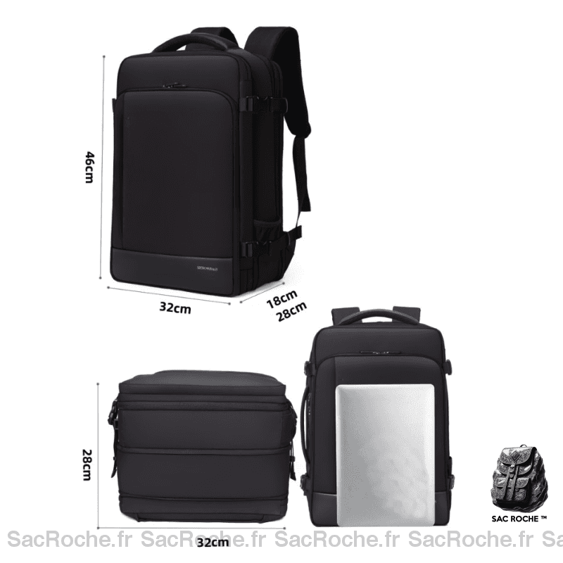 Sac À Dos Extensible Waterproof Usb Sac Ordinateur