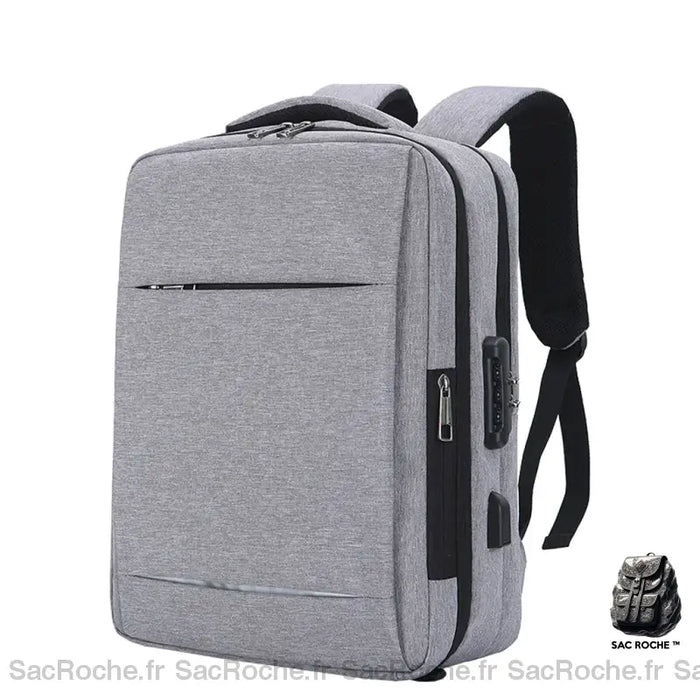Sac À Dos Femme 16 Pouces Gris Clair Sac Ordinateur