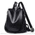 Sac à Dos Femme Antivol Croco - modèle Noir - Sac Roche ™