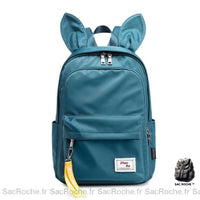 Sac à dos femme avec oreilles de lapin - modèle Bleu foncé - Sac Roche ™