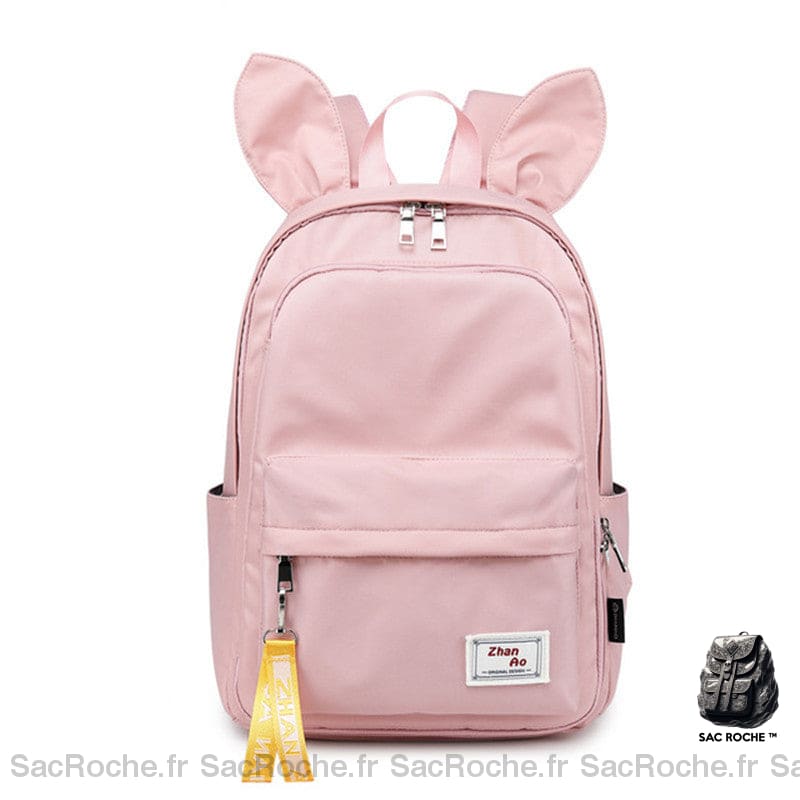 Sac À Dos Femme Avec Oreilles De Lapin Rose Sac A