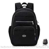 Sac à Dos Femme Beige Deux compartiments - modèle Noir - Sac Roche ™