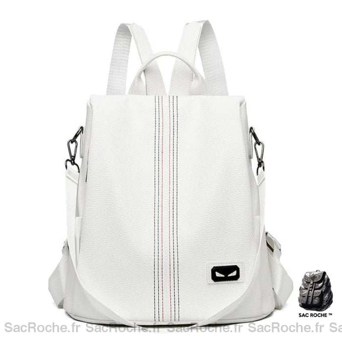 Sac À Dos Femme Blanc Antivol Grand Sac A Dos Femme