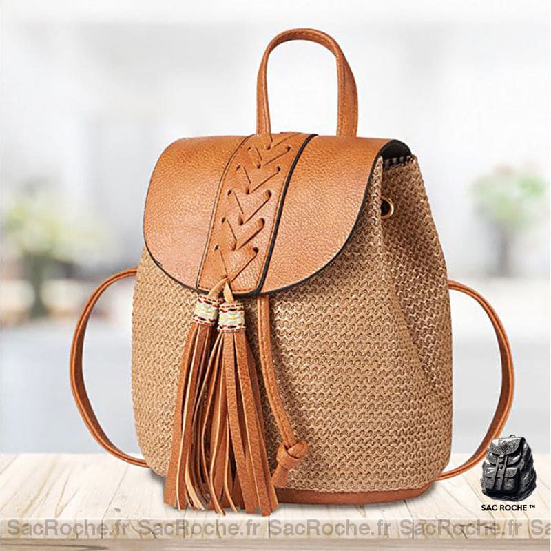 Sac À Dos Femme Bohème Vintage Camel Sac A Dos Femme