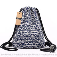 Sac à Dos Femme Boho - Motifs Tribal - Tissu - Sac Roche ™