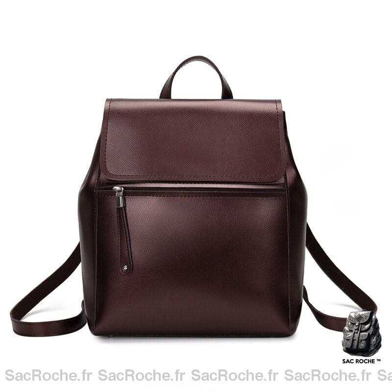 Sac À Dos Femme Chic Bordeaux Foncé Petit