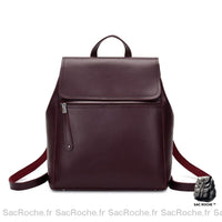 Sac à Dos Femme Chic - modèle Bordeaux - Sac Roche ™