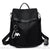 Sac à dos femme chic uni. - modèle Noir - Sac Roche ™