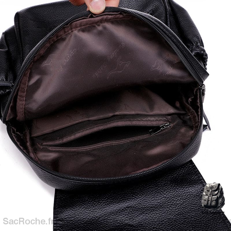 Sac À Dos Femme Citadin Grainé