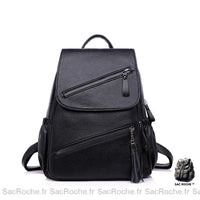 Sac à dos femme citadin grainé - Sac Roche ™