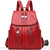 Sac à Dos Femme Citadin Mono Coloris - modèle Rouge - Sac Roche ™