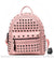 Sac à Dos Femme à Clous - modèle Rose / Petit L 15cm-H 23ccm-L 23cm - Sac Roche ™