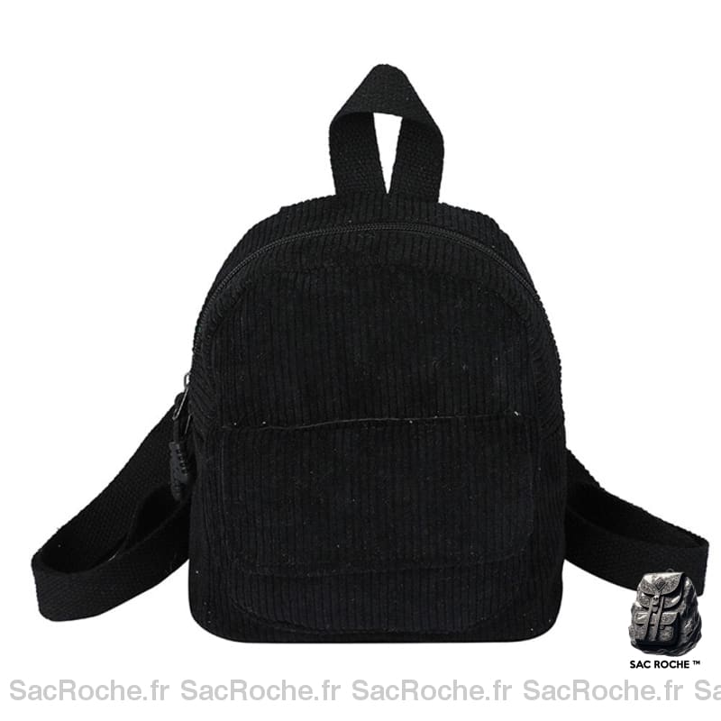 Sac À Dos Femme Coloré Adulte Noir / 19X19X9Cm Petit