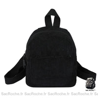 Sac à Dos Femme Coloré Adulte - modèle Noir / 19x19x9cm - Sac Roche ™