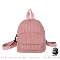 Sac à Dos Femme Coloré Adulte - modèle Rose / 19x19x9cm - Sac Roche ™
