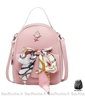 Sac à dos femme coréen mini - modèle Rose - Sac Roche ™
