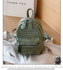 Sac À Dos Femme Croco Mini Vert Petit