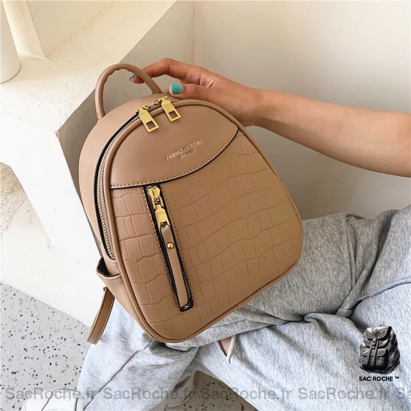 Sac À Dos Femme Crocodile Petit Format