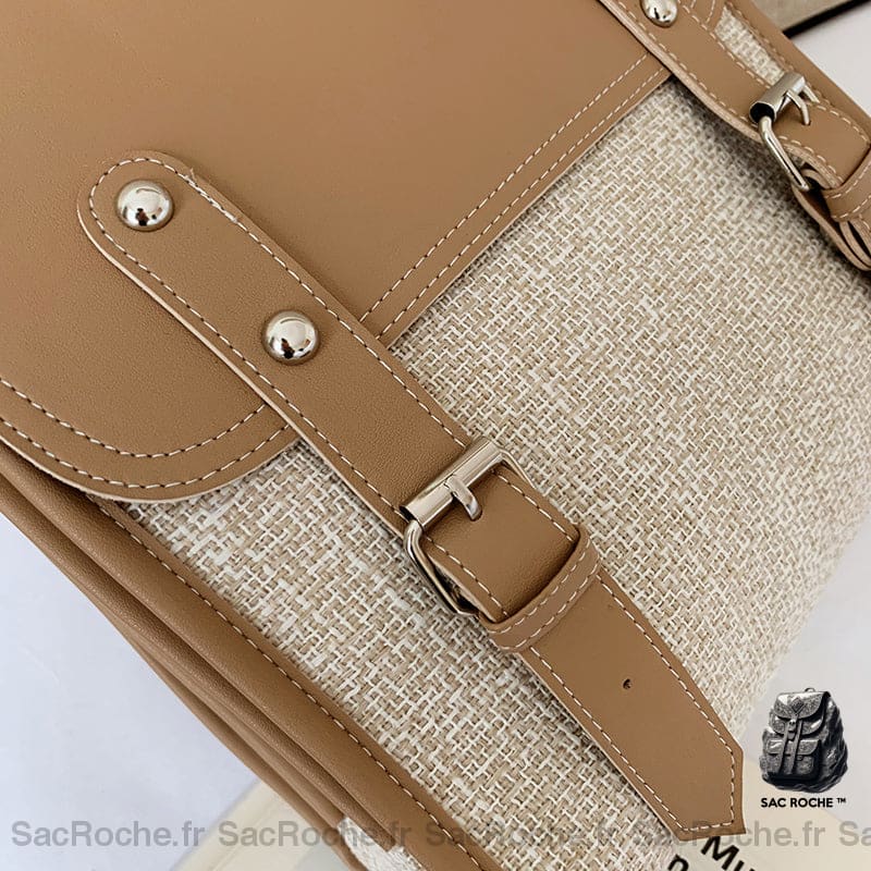 Sac À Dos Femme Cuir Deux Tons