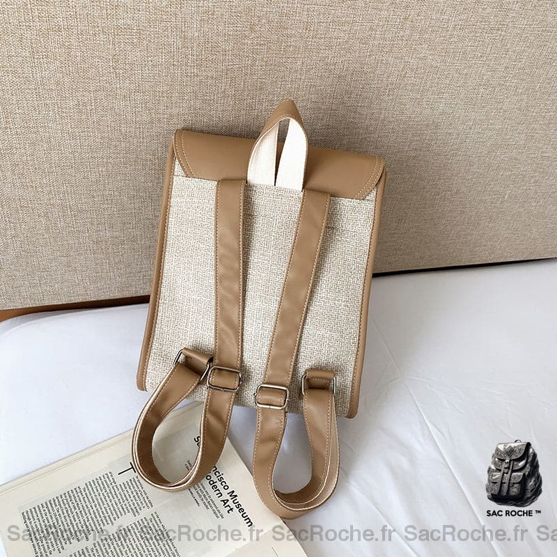 Sac À Dos Femme Cuir Deux Tons