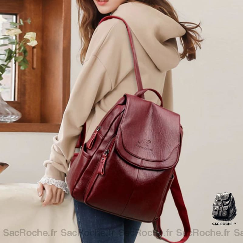 Sac À Dos Femme Cuir Mouton