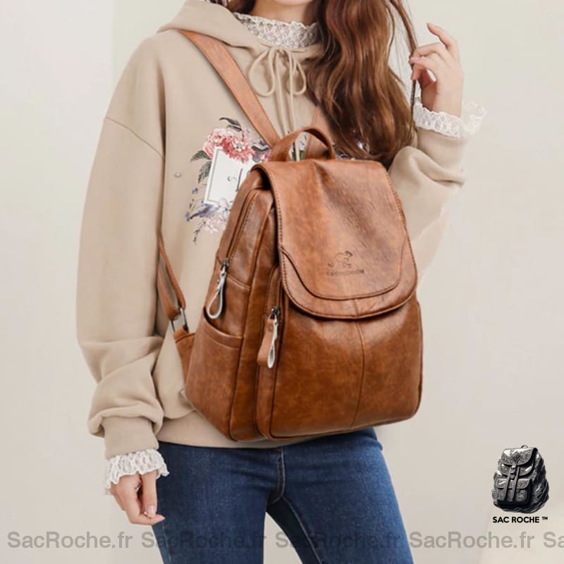 Sac À Dos Femme Cuir Mouton