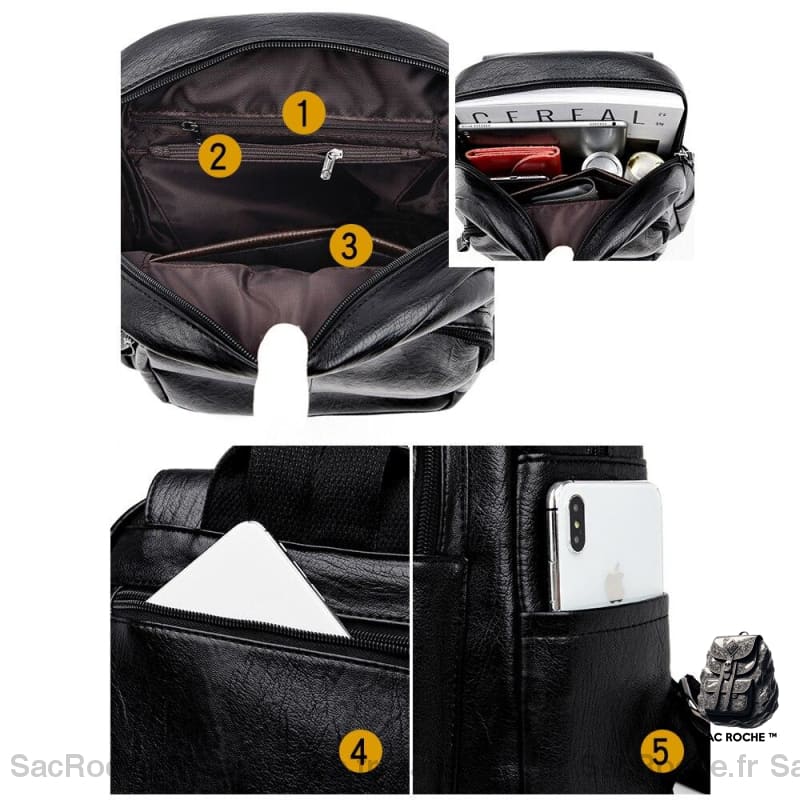 Sac À Dos Femme Cuir Mouton