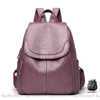 Sac à dos femme cuir mouton - modèle Violet - Sac Roche ™
