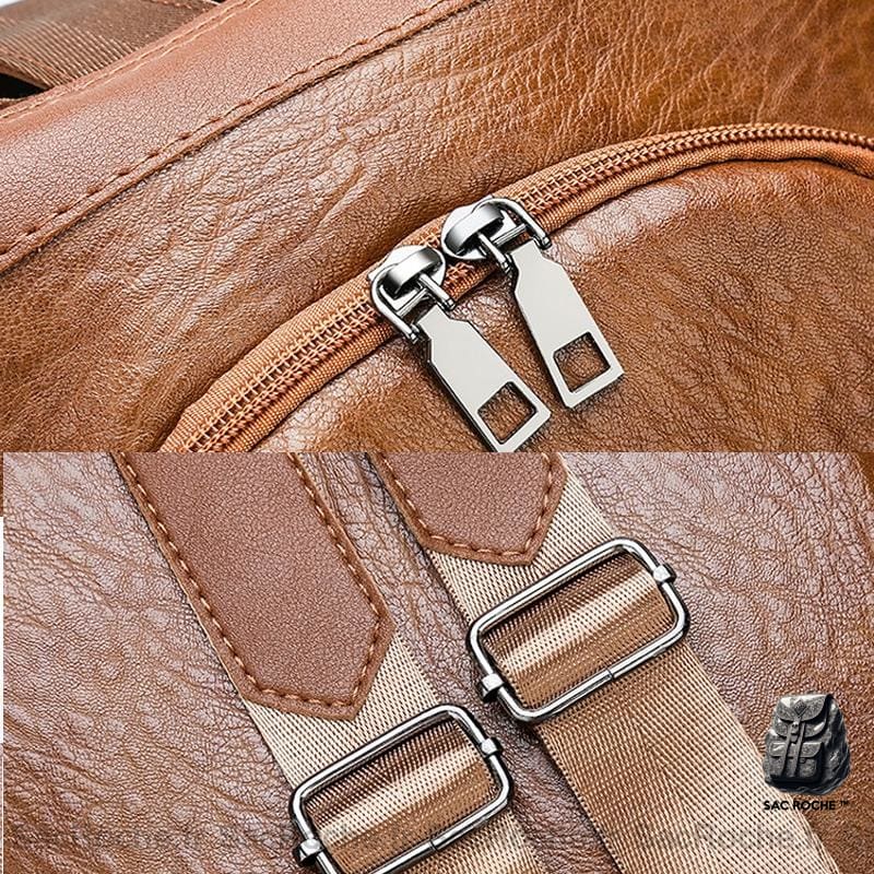 Sac À Dos Femme Cuir Pu Multifonction